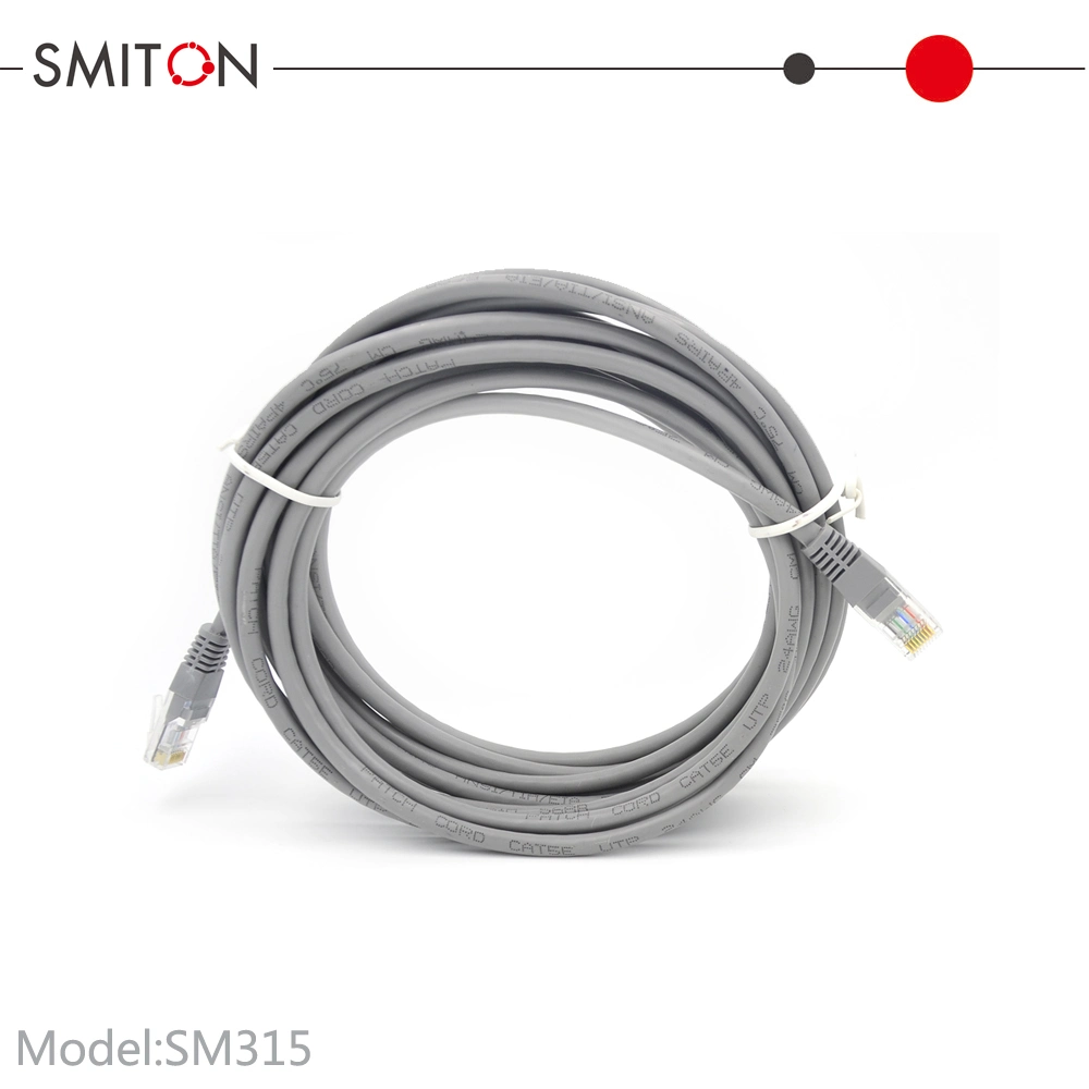 Customized Length RJ45 Cat5e Computer Communication Cable Twisted 4pair Copper Network Ethernet Cable