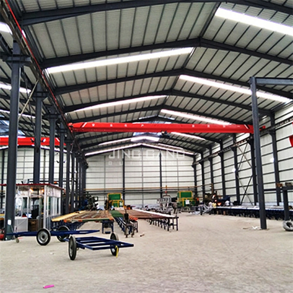 H Section Shed Q235 Q355 Galvanized Steel Structure Storage Metalconstruction for Warehouse Workshop