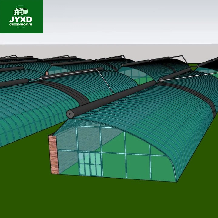 Comercial Agrícola túnel usado película plástica Greenhouse / Casa Verde Cubierta para verduras