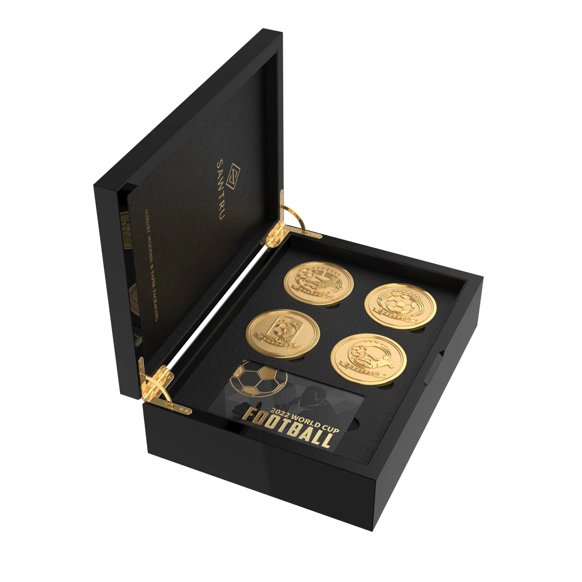 Sawtru High quality/High cost performance Wooden Display Box Packing Box for Graded Gold Coins