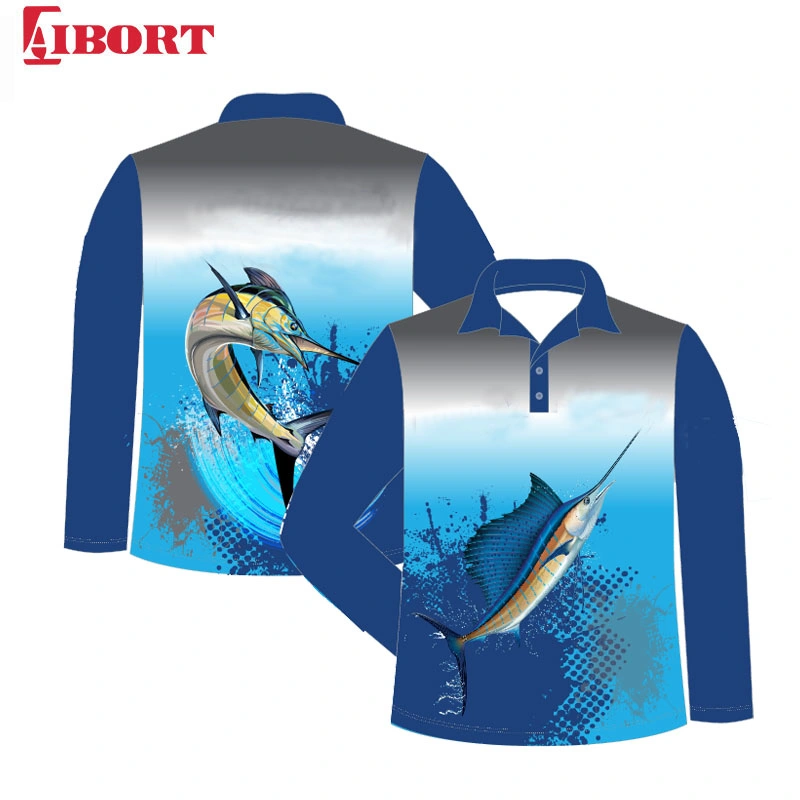 Aibort 2020 Custom Digital Print Logo Fishing T Shirt, Outdoors Quick Dry Fishing Jersey Wear (J-FS (15))