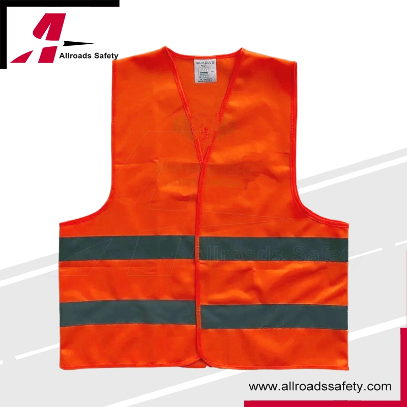 Protección impermeable reflectante Chaleco de seguridad de tráfico de alta visibilidad