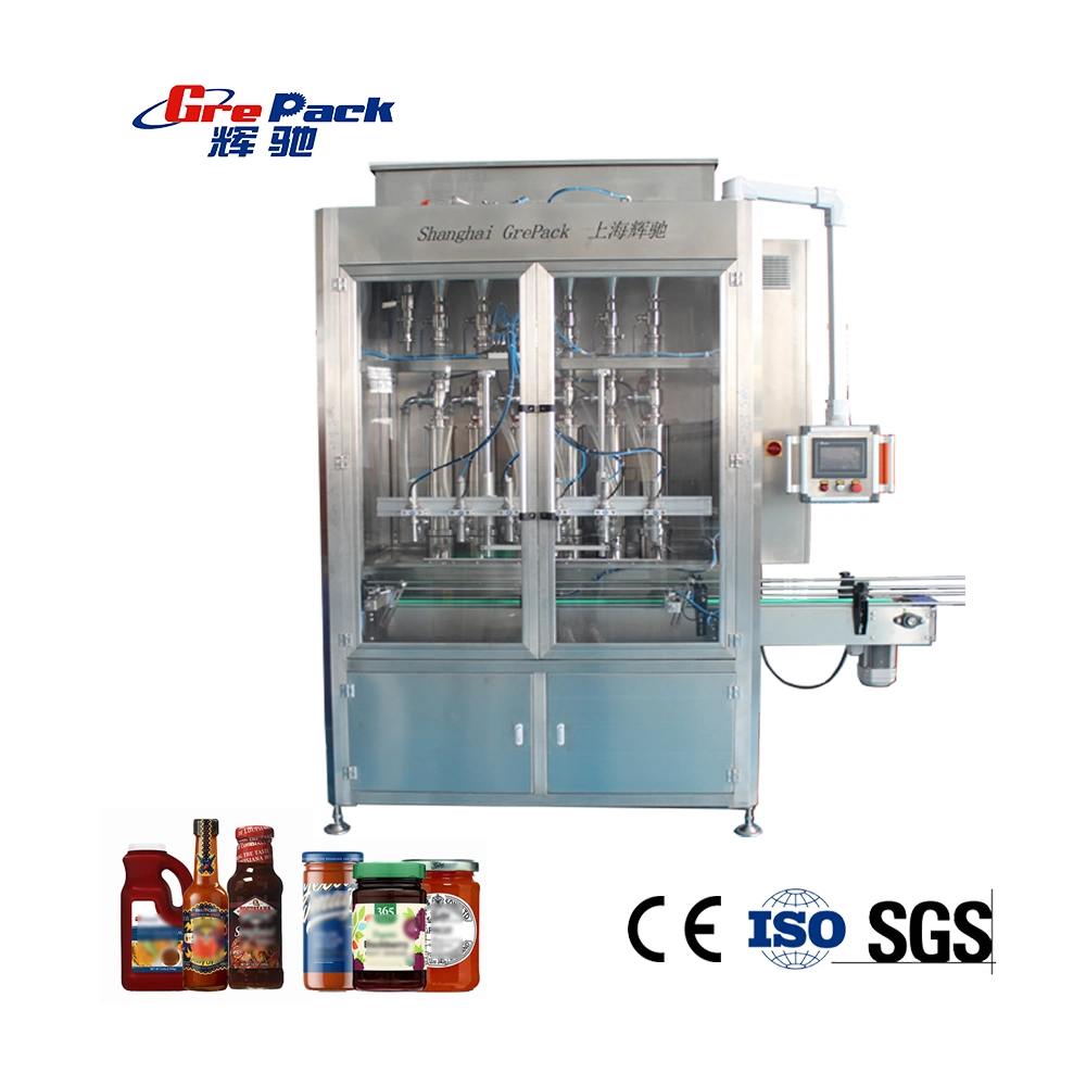 Automatic Sauce Jam Honey Bottle Filling Machine Without Dripping