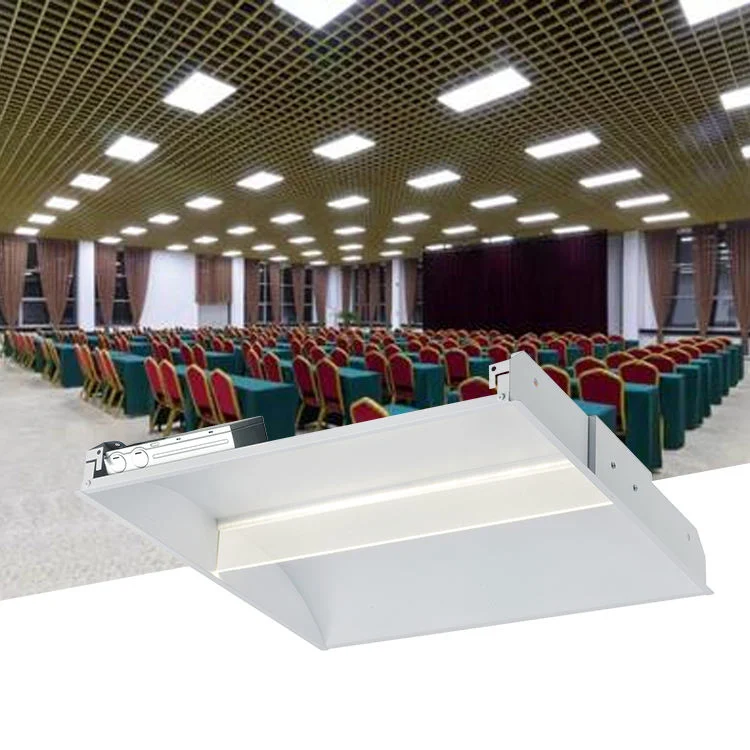 New Hot Sale LED Indoor Office Commercial Light 24W 36wt 42W 50wt 2X2 2X4 1X4 Recessed Flat Panel Light Troffer Light