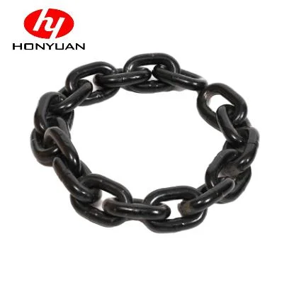 10mm 12mm 13mm Ship Anchor Heavy Duty Steel Black Load Chain G80 with Hook