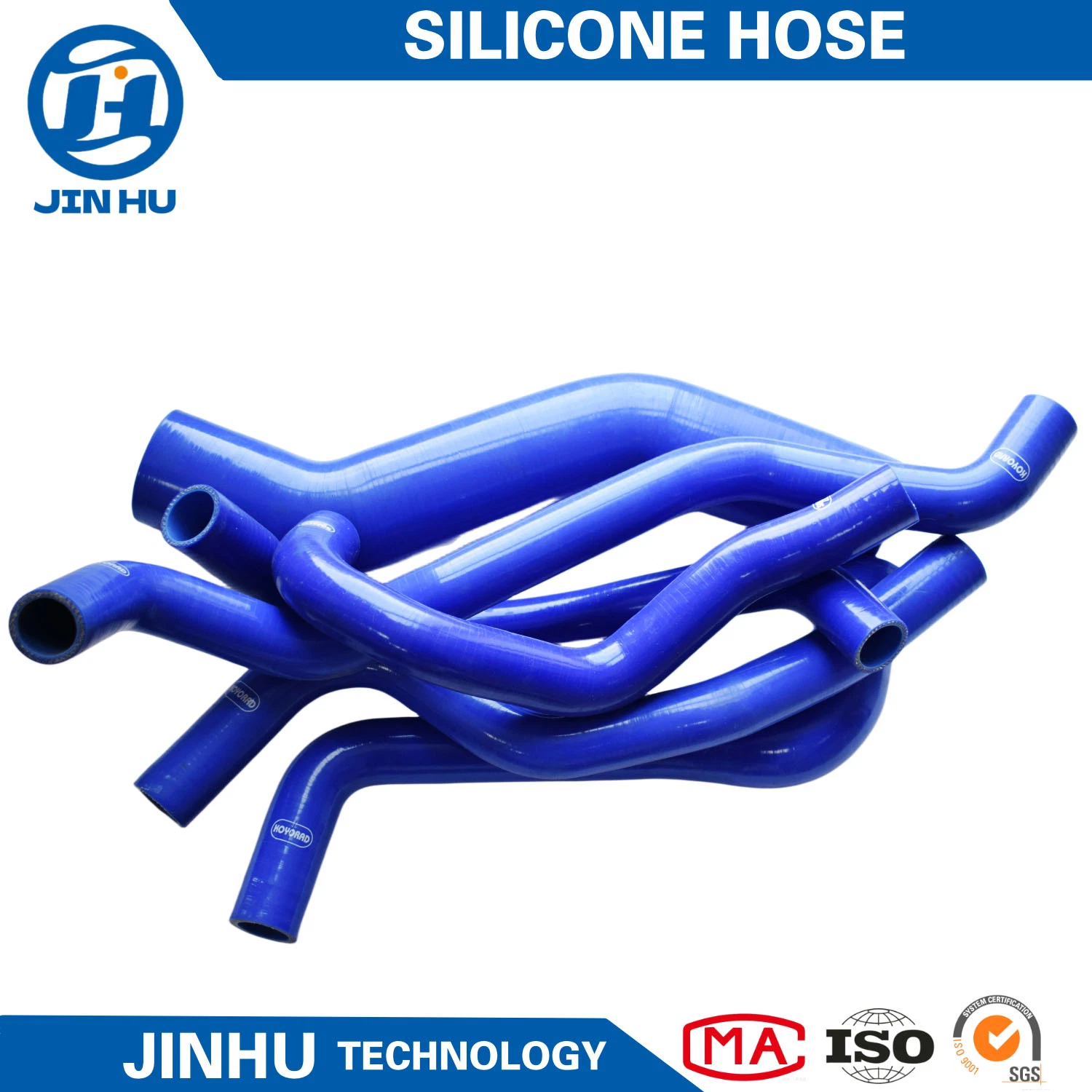 High Temperature Performance Auto Straight Elbow 90/45 Degree Reinforced Silicone Radiator Rubber Hose (OEM)