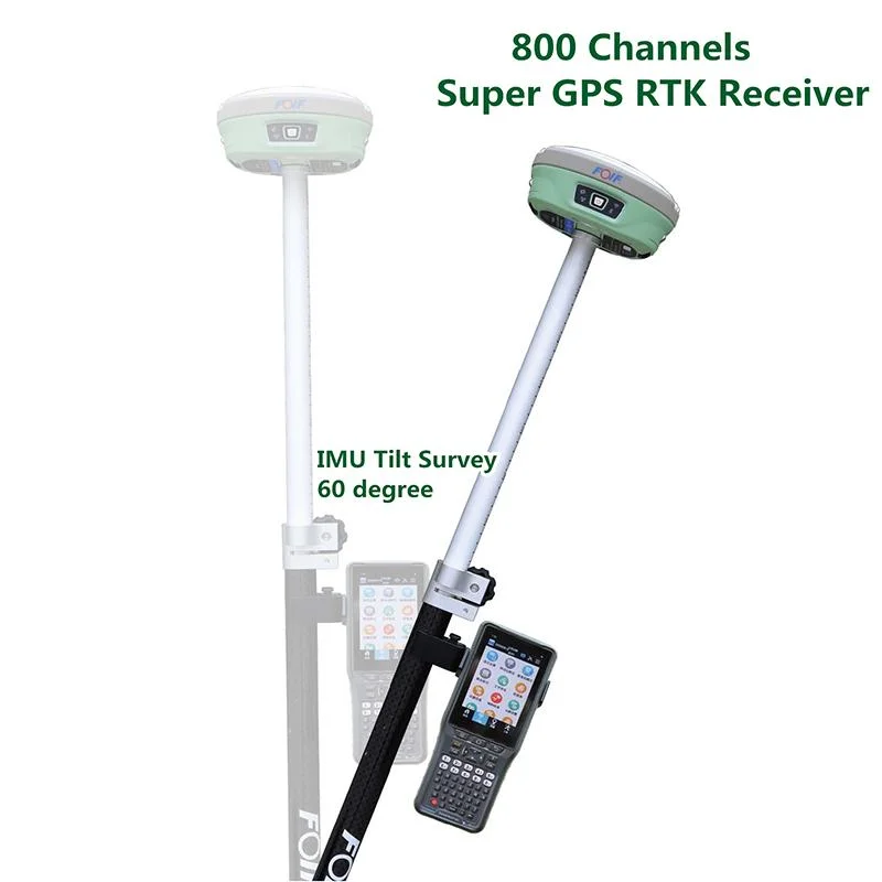 Topografía de doble frecuencia receptor GNSS RTK Precio Dgps Foif A90 con la IMU