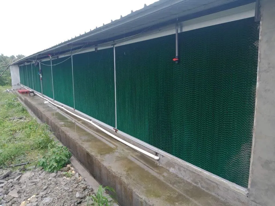 Cooling Pad Evaporative System with Aluminum Alloy Frame for Poultry