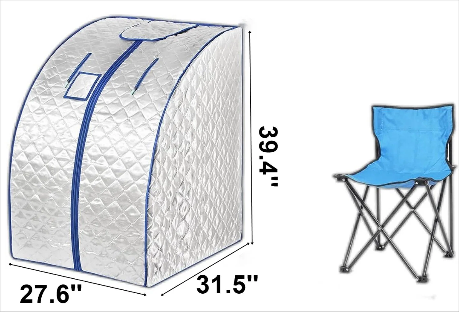 Portable Far Infrared Sauna Tent for Relaxation with Heating Foot Pad&Remote Control