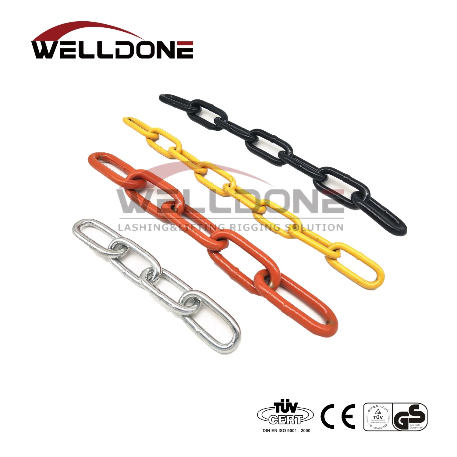 Galvanized Weld Link Chain DIN 766 From Factory