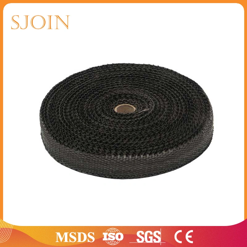 1260c Heat Proof Fibre Fabric Thermal Insulation Fiberglass Tape for Joint Sealing Fire Door Building Material Fiberglass Tape