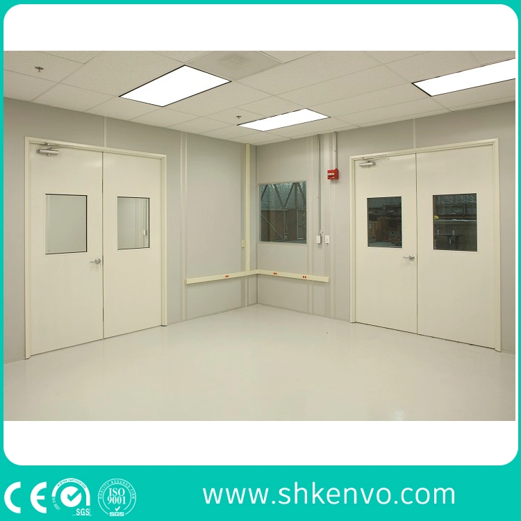 Hygienic Steel Interior Cleanroom Swing Doors for Laboratory or Hospital