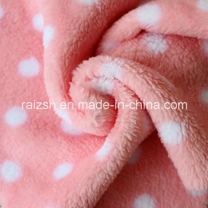 Soft and Cozy Printed Coral Flannel Fleece Fabric