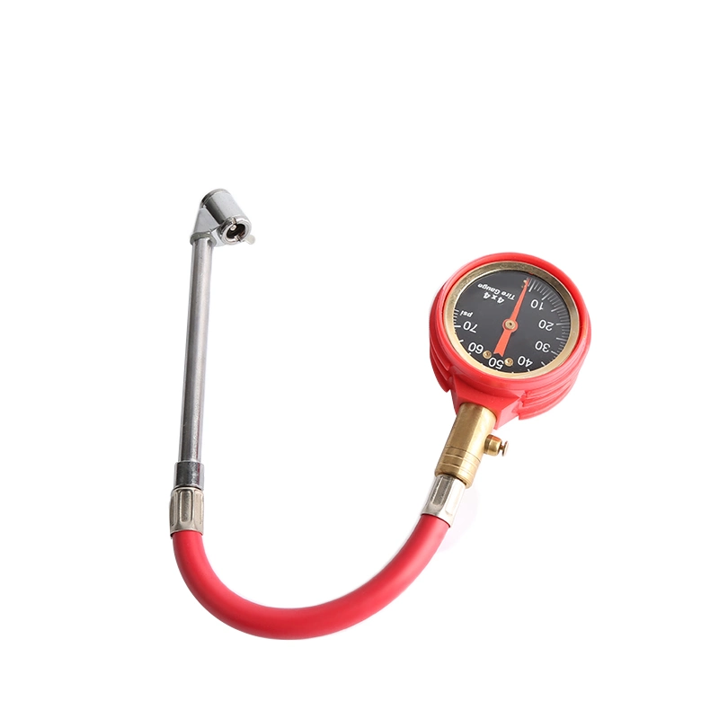 Heavy Duty Dial Type Tire Pressure Gauge Inflator Mechanical