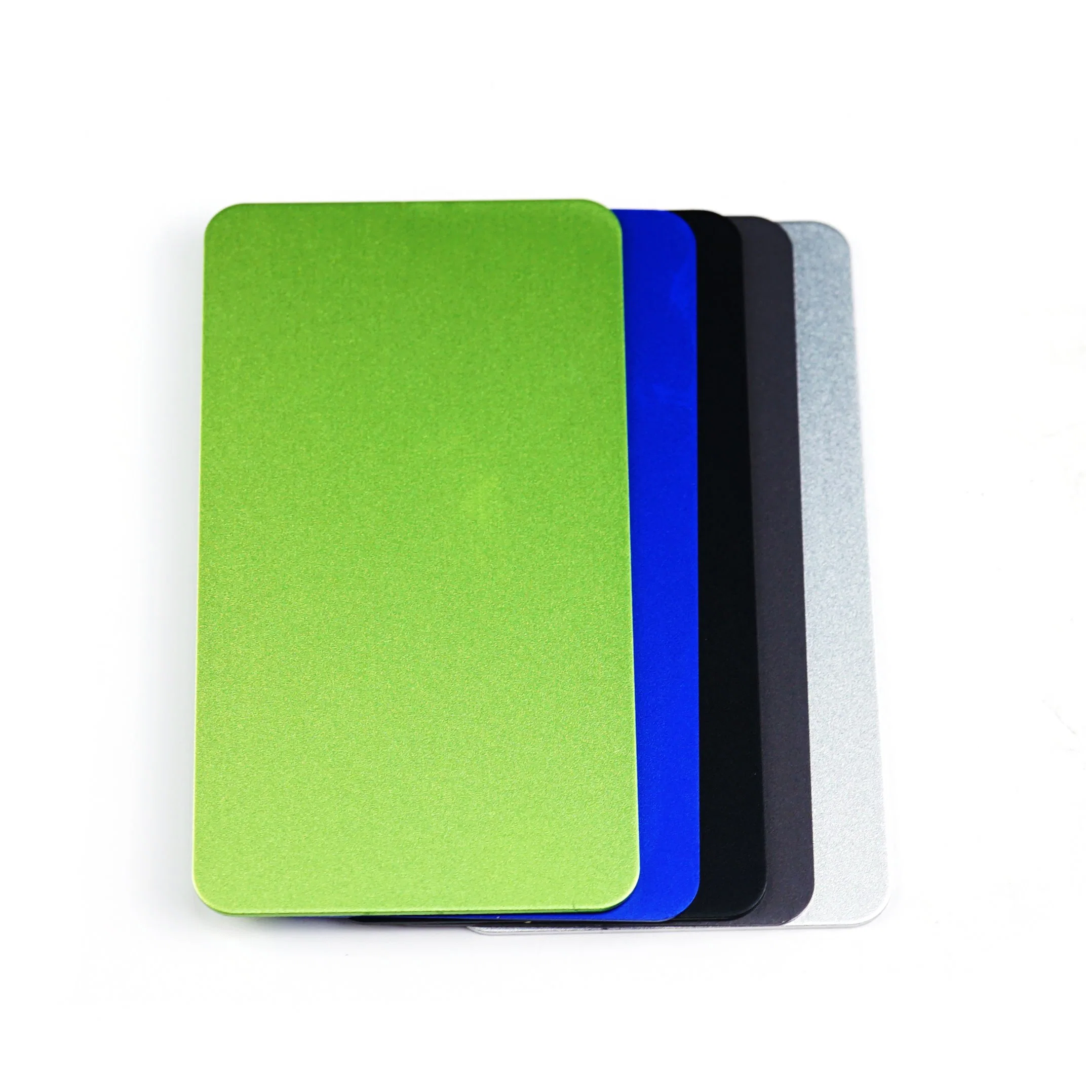 Hot Sale Customized Metal Aluminum Anodizing Blank Credit Card with Rounded Corners