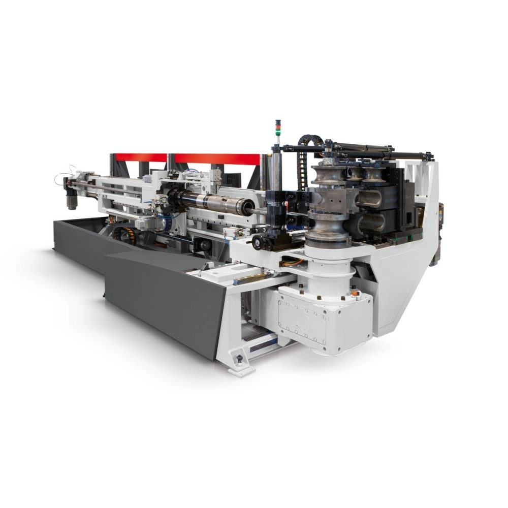 China Semi Auto Hydraulic Electric Pipe Bending Machine Punching Machine