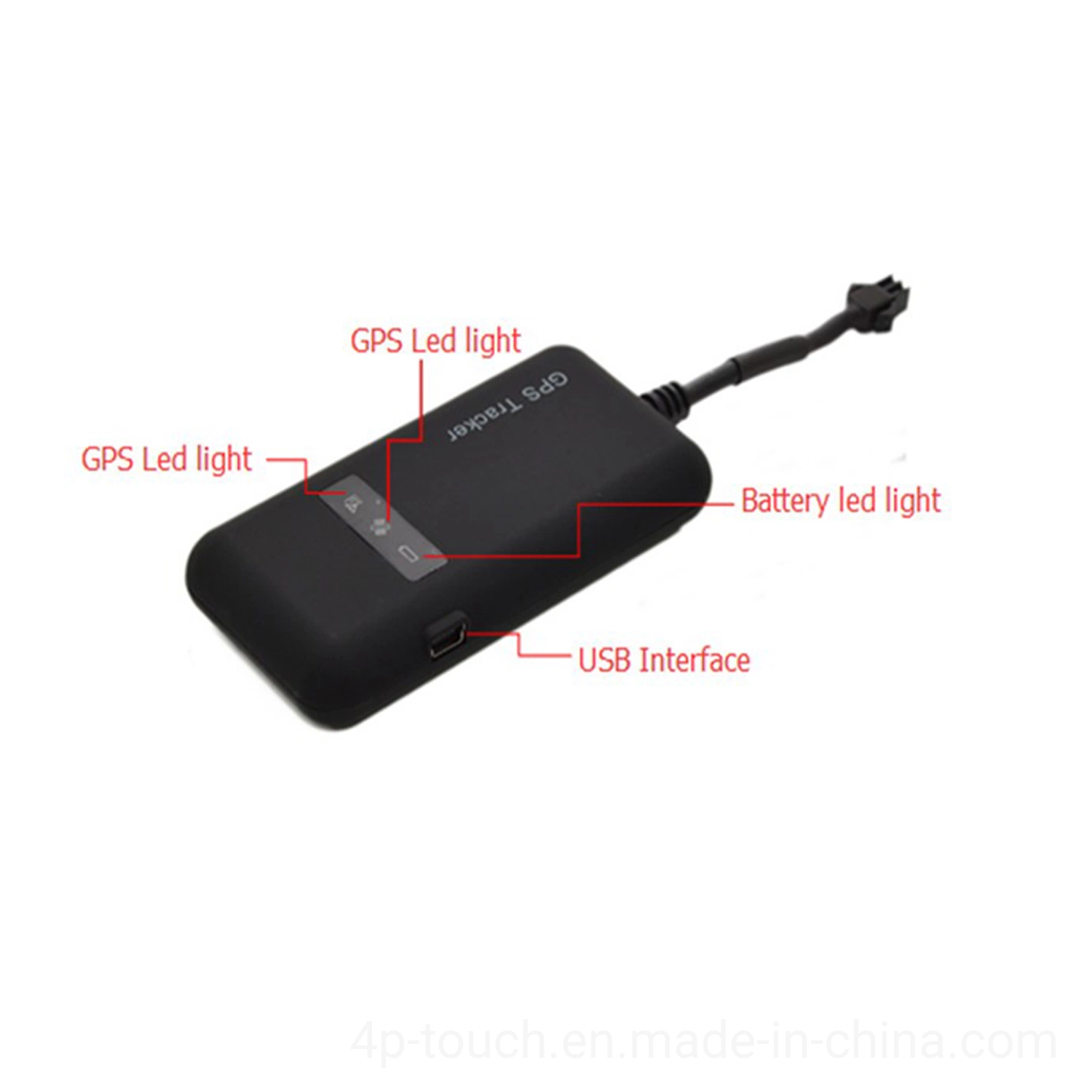 Hot Sell 2G GSM Automotive Car GPS Tracker para motocicleta Vehículo con estadísticas de kilometraje Motor de corte remoto T110