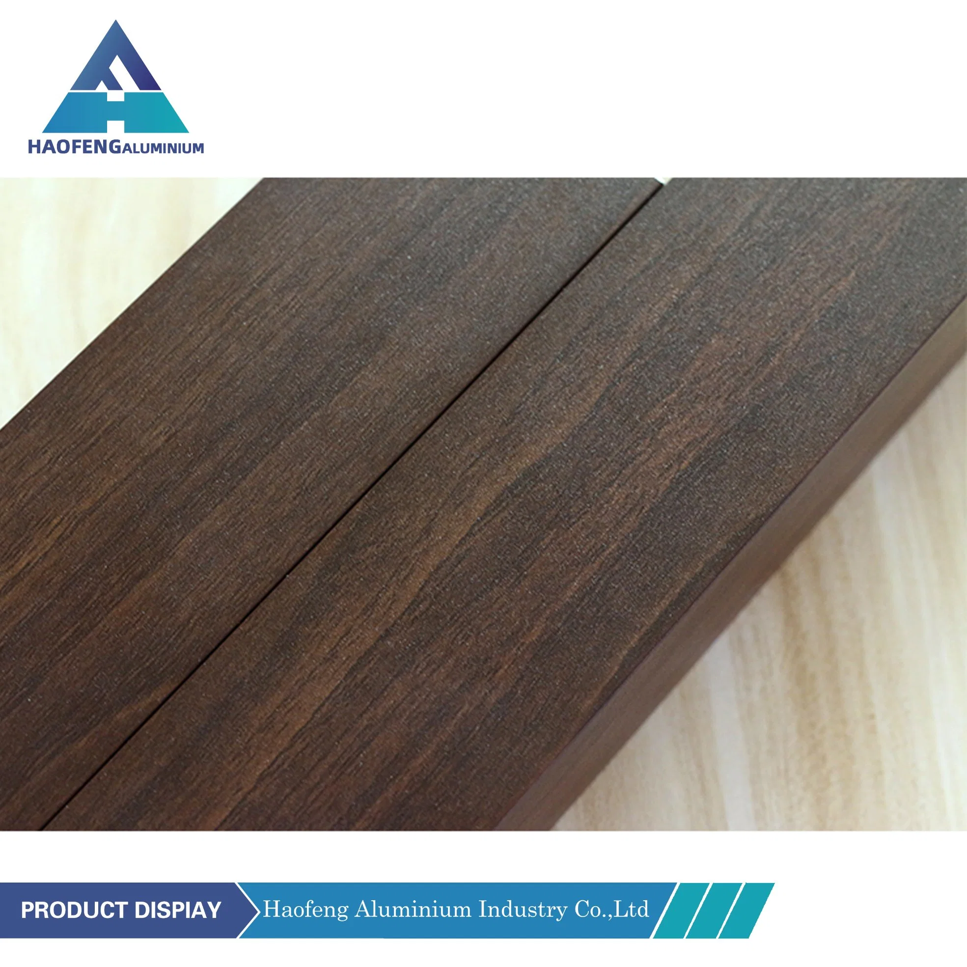 6063 Aluminium Wooden Grain Profile Building Material for Door/Window/Curtain Wall