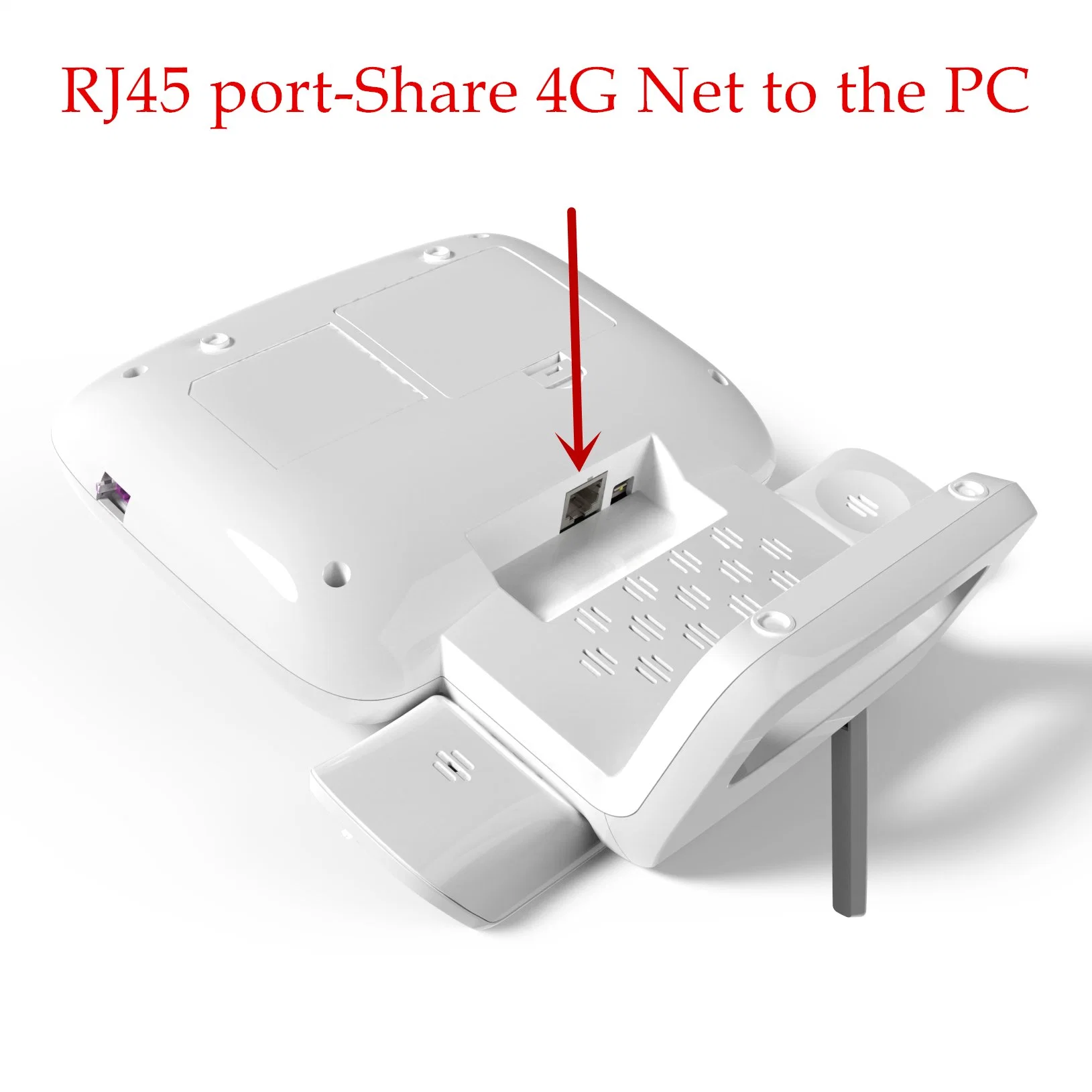 4G Volte Teléfono Fijo Inalámbrico Ets-188 WiFi/Bluetooth/Internet RJ45/FM