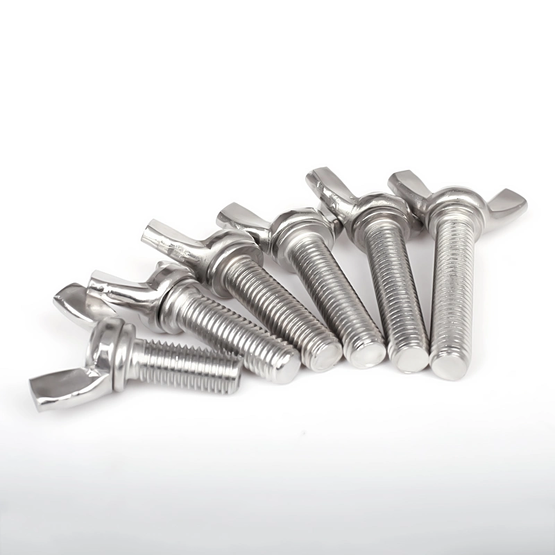 Wholesale/Supplier Factory Butterfly Bolt SS304 SS316 Stainless Steel Wing Bolt