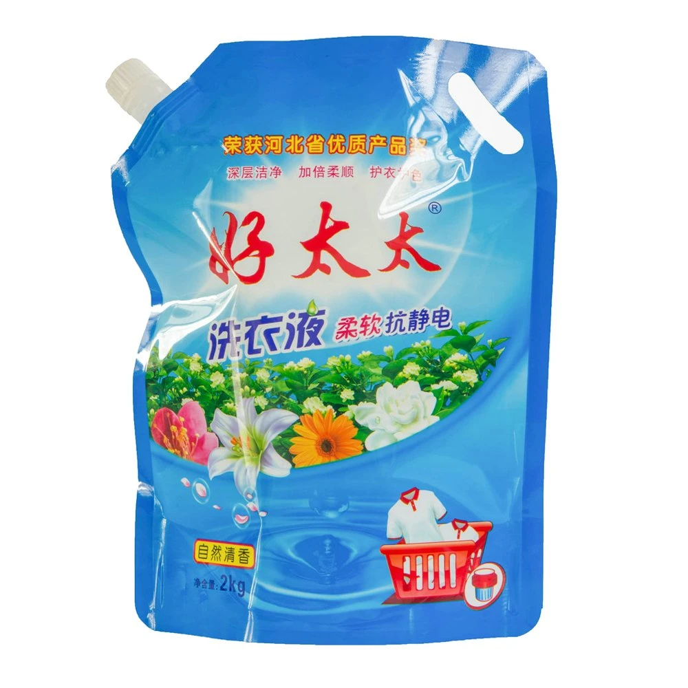 2kg OEM Soften Antistatic Liquid Detergent Household Fragrance Laundry Liquid