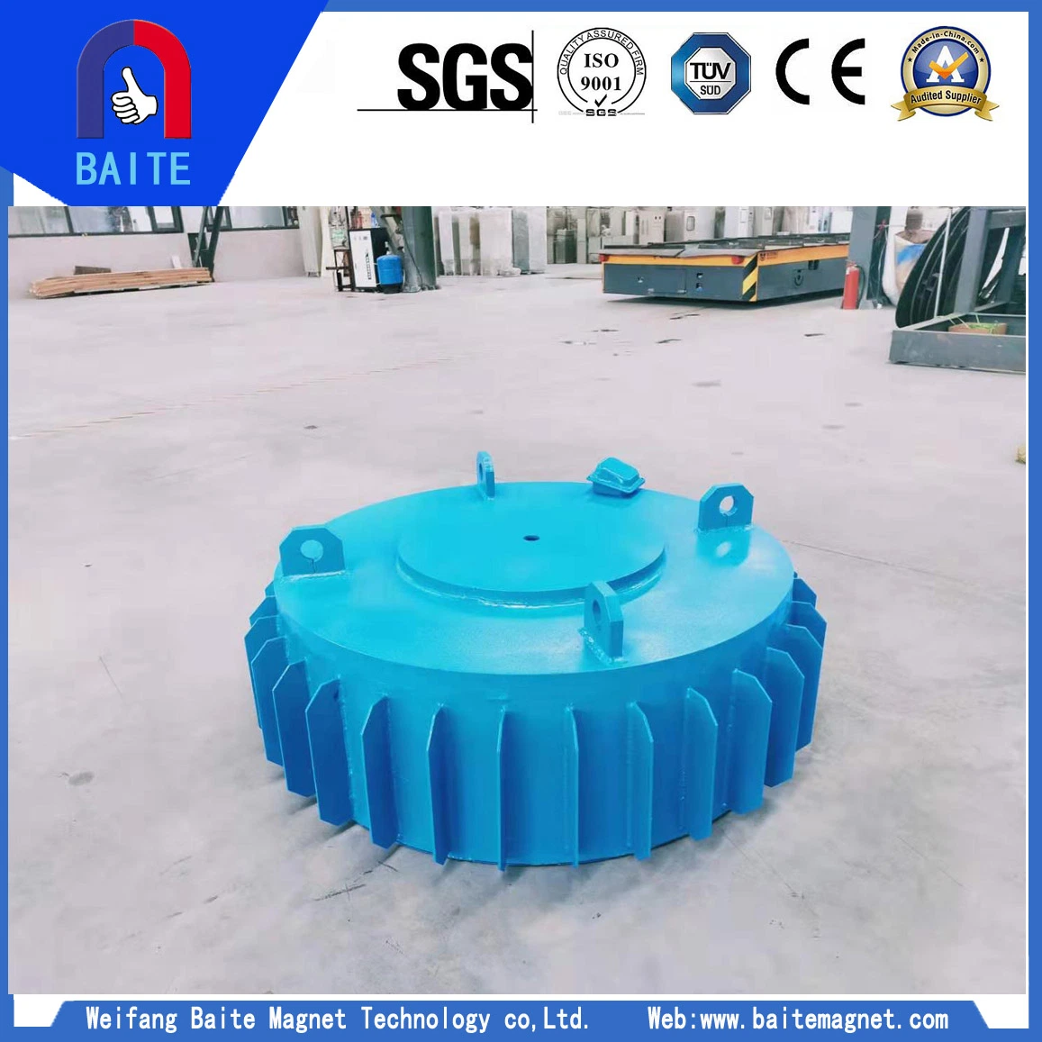 Dry Electromagnetic Ore Separators Suppliers Power Plant Suspended Electric Magnet Separator Industrial Machine