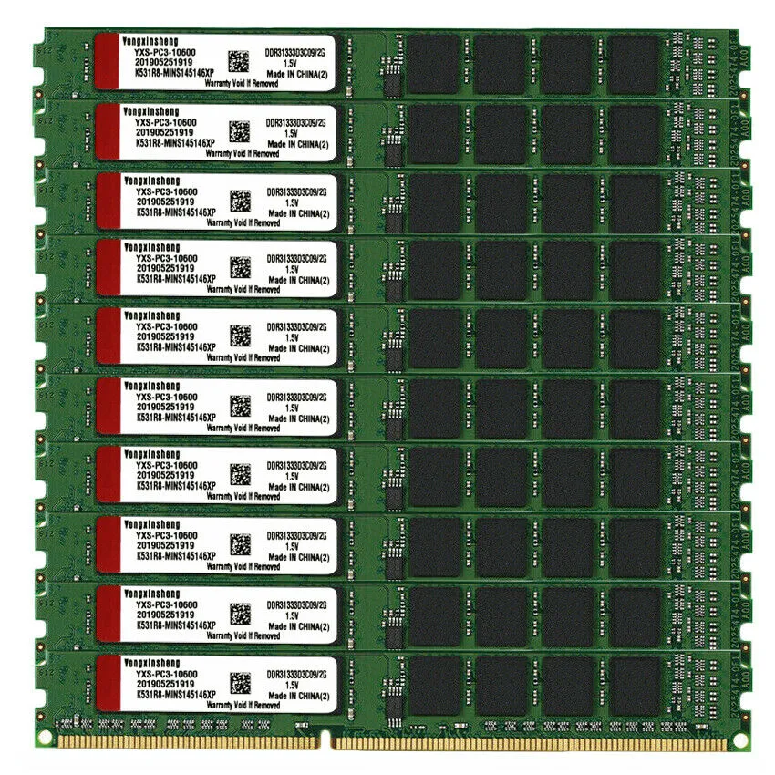 Yongxinsheng 2 X 8 ГБ PC3-1600 Desktop DDR3 16 ГБ ОЗУ 12800 МГц 240-контактный модуль памяти DIMM 1,5 в напряжение Intel и AMD оба Совместимость