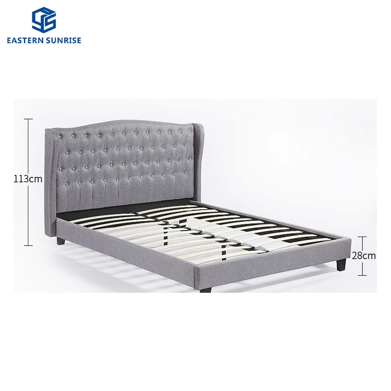 Stoff Doppelbett Klassisches Design Schlafzimmer Möbel Sets Möbel