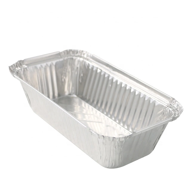 Oblong 1.5 Lb Foil Take-out Pans Disposable Aluminum Foil Containers/Tray/Casserole