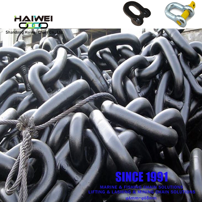 Marine Black Painted Stud Link Anchor Chain