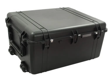 Plastic Medical Equipment Safety Case with Luggage