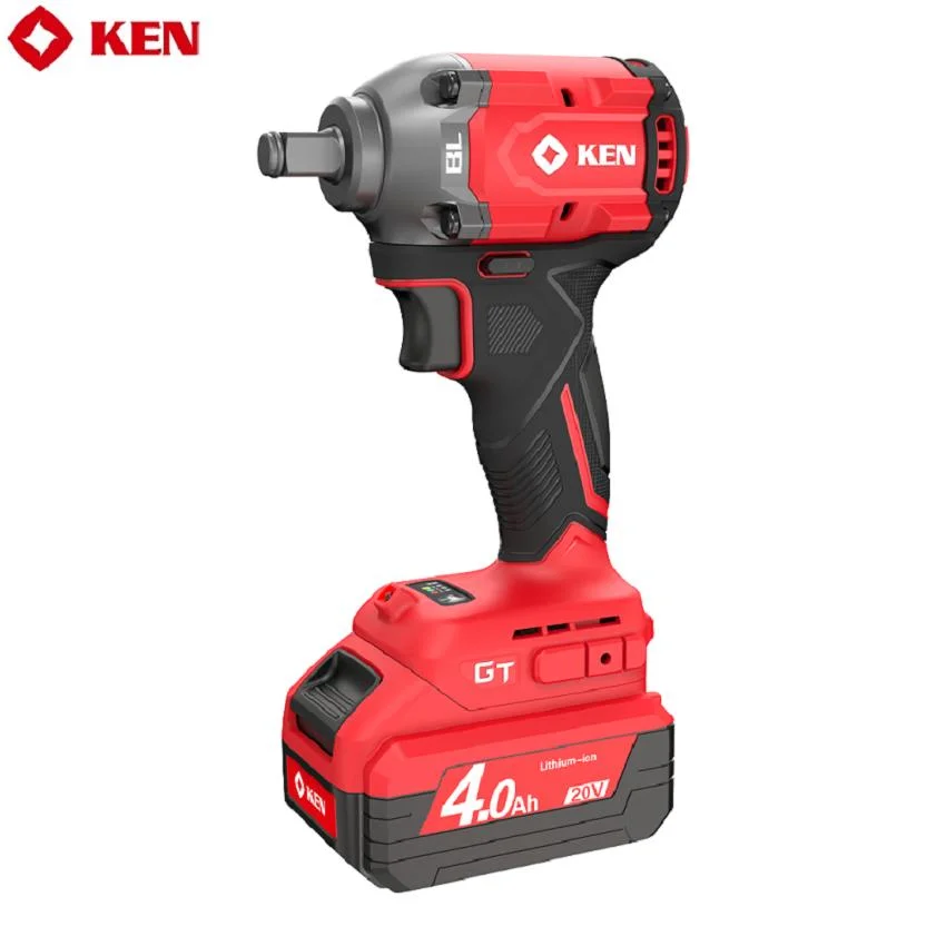 Cordless Impact Wrench Bl7520-40b, 20V/4.0ah Batteries 380n. M