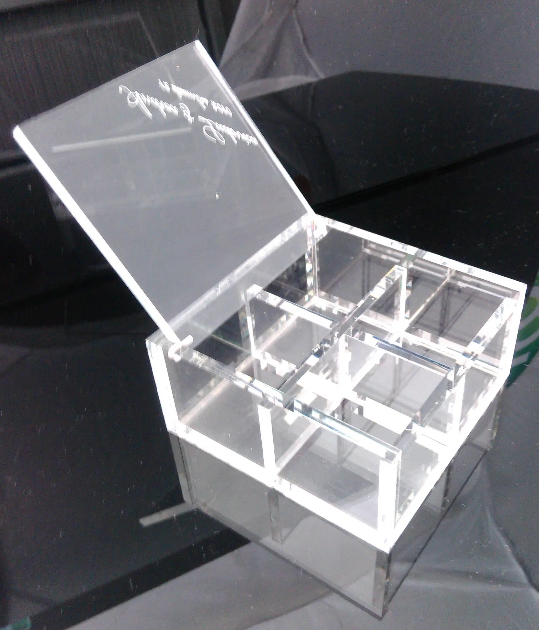 Clear Acrylic Case with Drawer for Cosmetics Jewelry Makeup Organizer Display Box