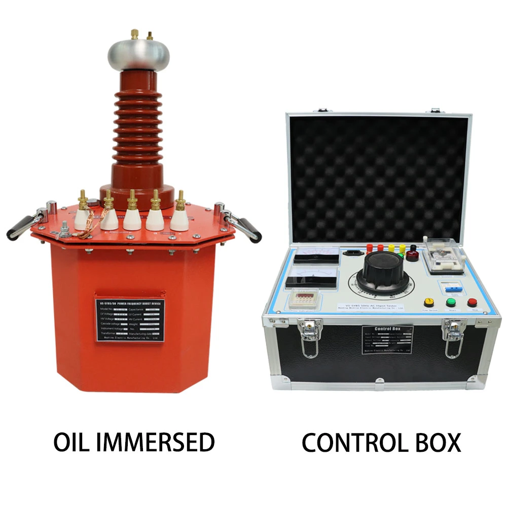 30kV 50kV 100kV AC/DC Hipot Tester Oil Immersed Type Transformer Withstanding Voltage Test Set