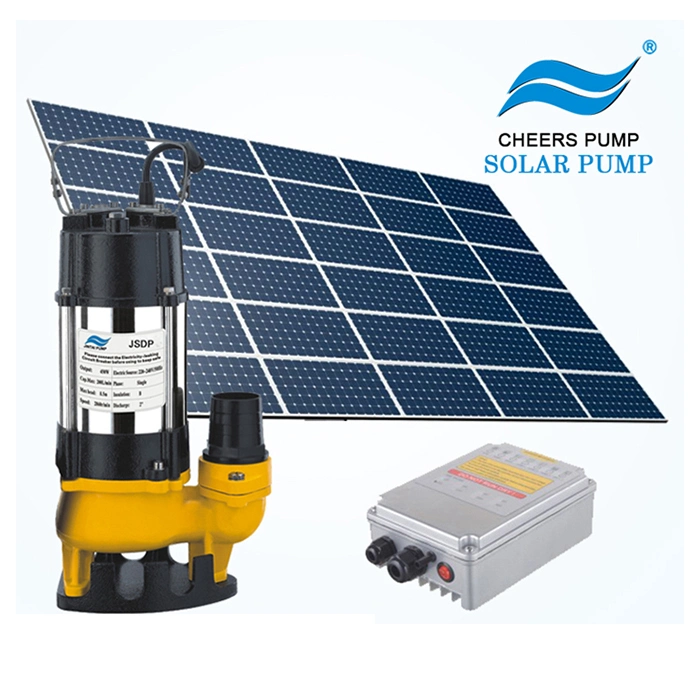 Cheers High Flow Submersible Solar Water Pump for Discharge of Sewage