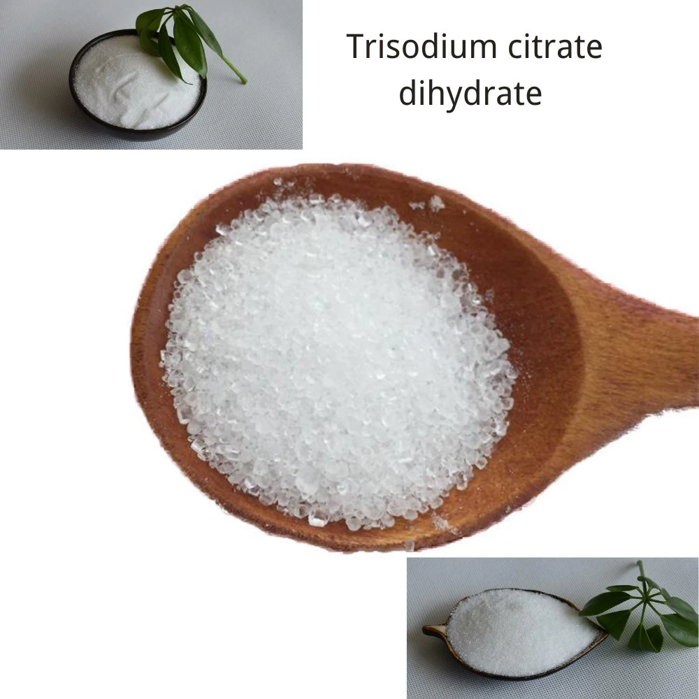 Partículas cristalinas blancas Trisodium Citrate TTCA