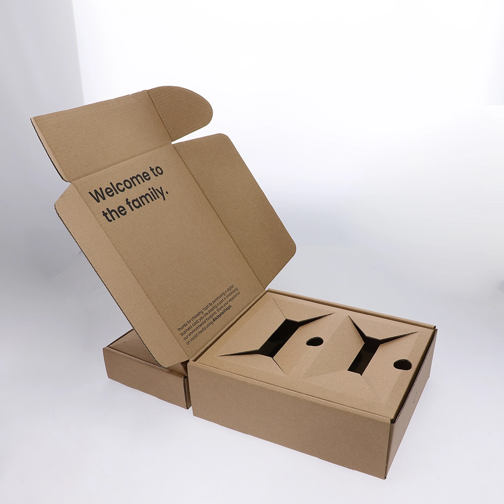 Bulk Cheap Custom Logo Blank Kraft Cardboard Paper Boxes for Packaging