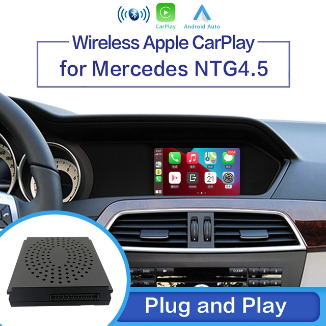 Wireless Apple Carplay Android Box for Benz a/B/C/E/G/Glk/Cls/Ml Class with Ntg 4.5
