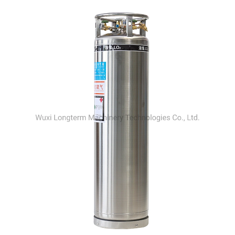 Cylindrical Stainless Steel 175/195/230 Liter Liquid Nitrogen Dewar, Welded Insulated Cryogenic Liquid Cylinder at an Affordable Price~