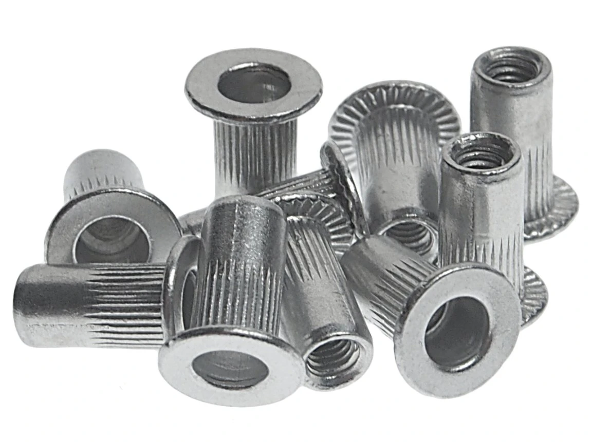 Custom Flat Head Threaded Inserts Blind Rivet Nuts