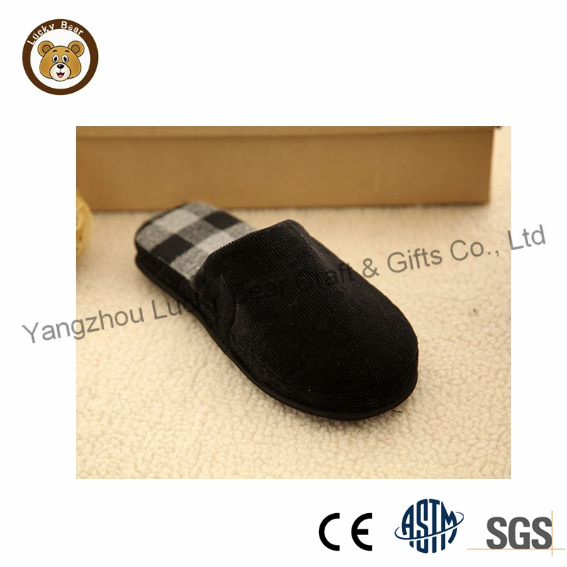 New Design Custom Men Indoor Shoes Bedroom Slippers