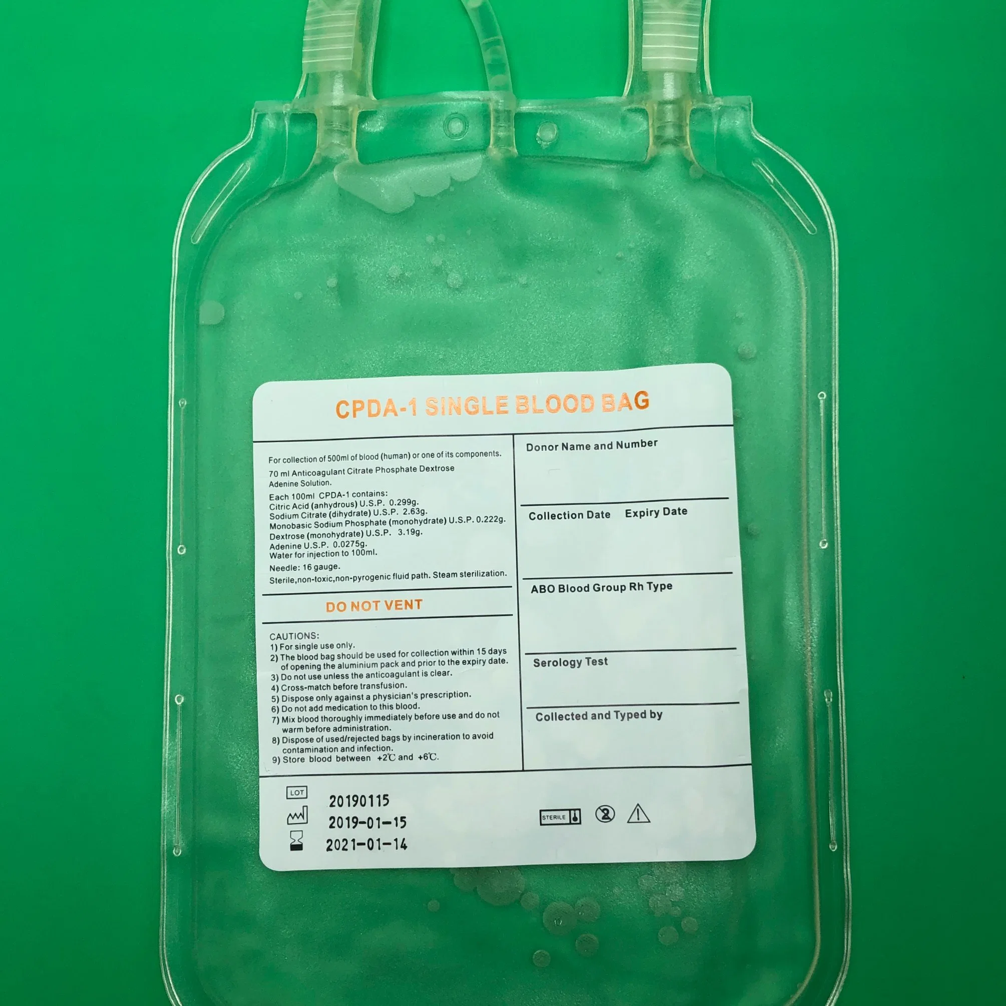 Good Quality Single/Double/Triple/Quadruple Blood Bag