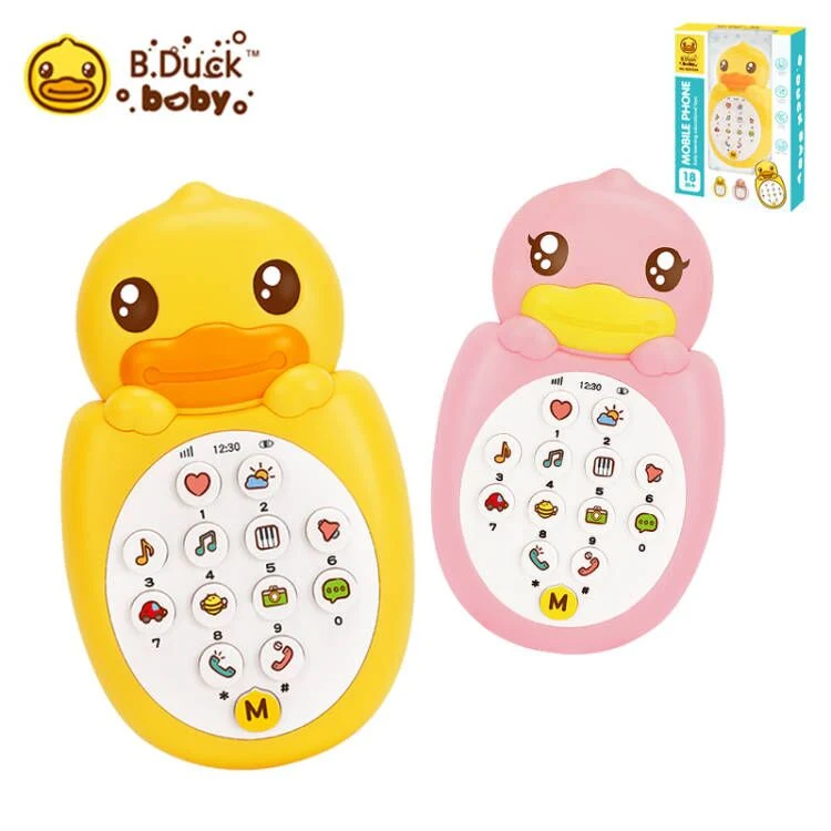 Early Learning Interactive Appease Musical Toy Baby Mobile Phone