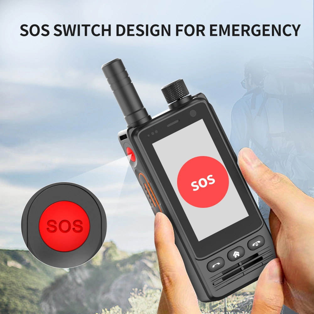 Profesional IP68 impermeable 2g/3G/4G POC 4G Radio DMR Handheld Walkie Talkie