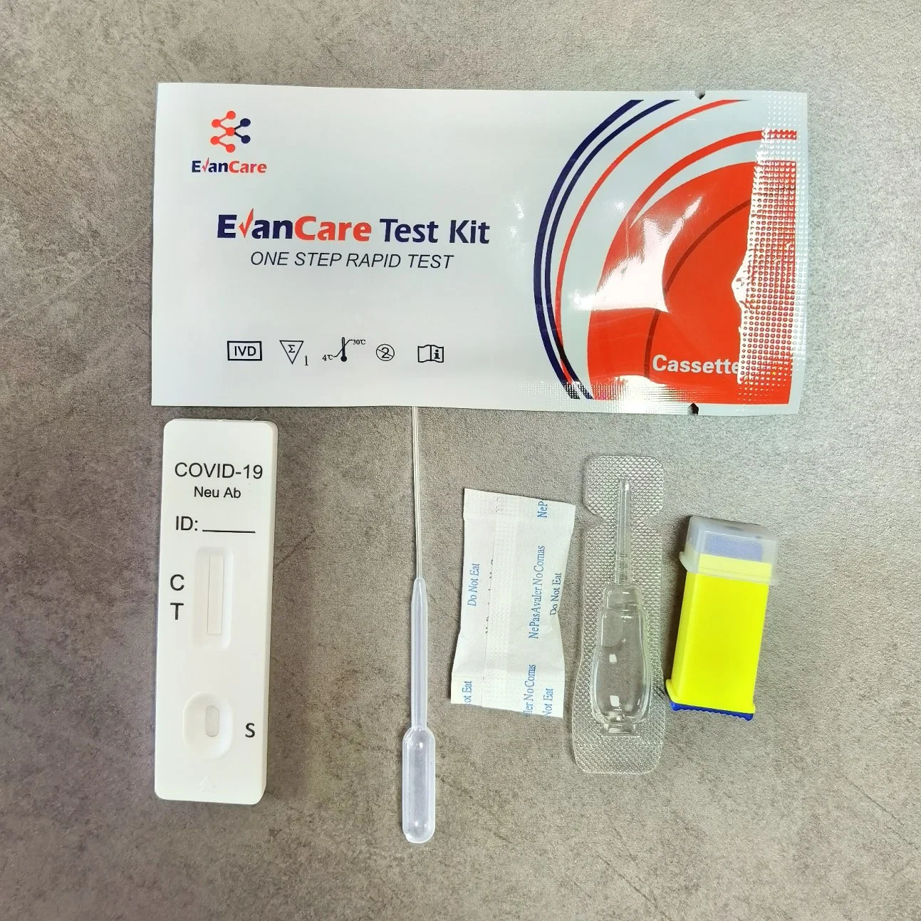 CE-gekennzeichneter PCR ab Antikörper neutralisierender Vollblut-Schnelltest Selbsttest des Gerätesatzes zu Hause