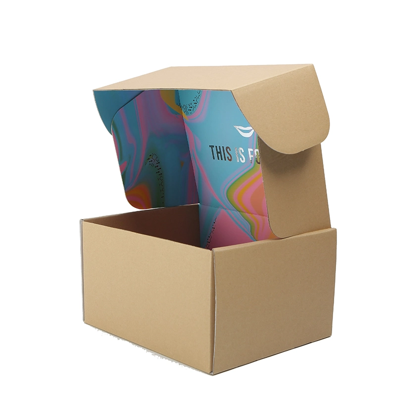 Custom Logo Print Eco-Friendly Corrugated Paper Box Packaging