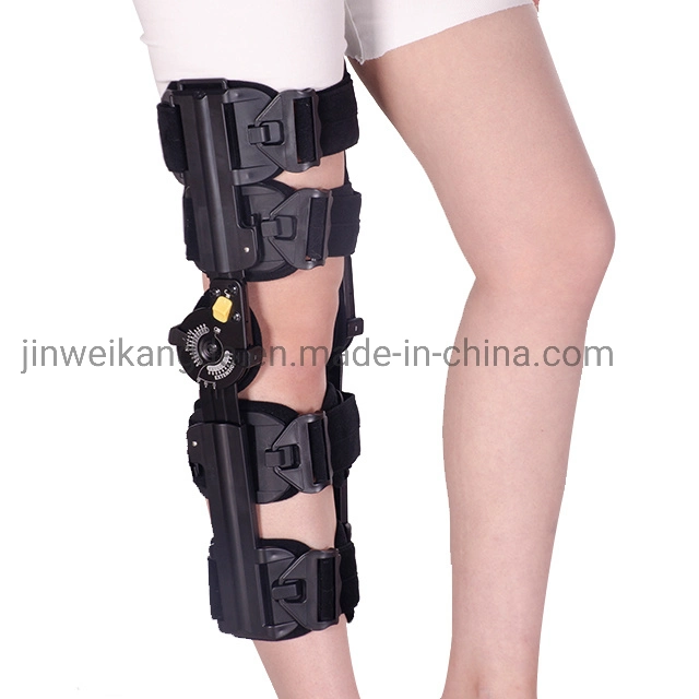 Post-opératoire attelle de genou à charnière articulée pour d'antidémarrage de genou / orthèse de genou