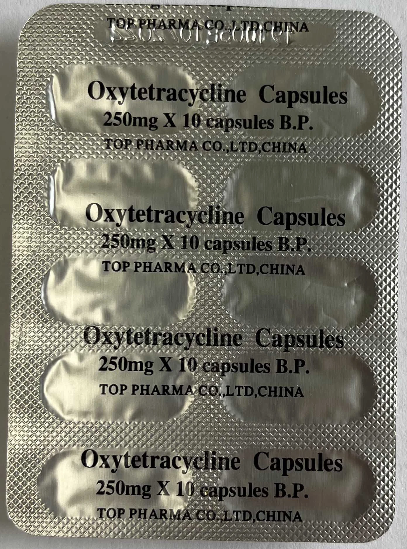 Cápsulas de oxitetraciclina 250mg GMP buen precio