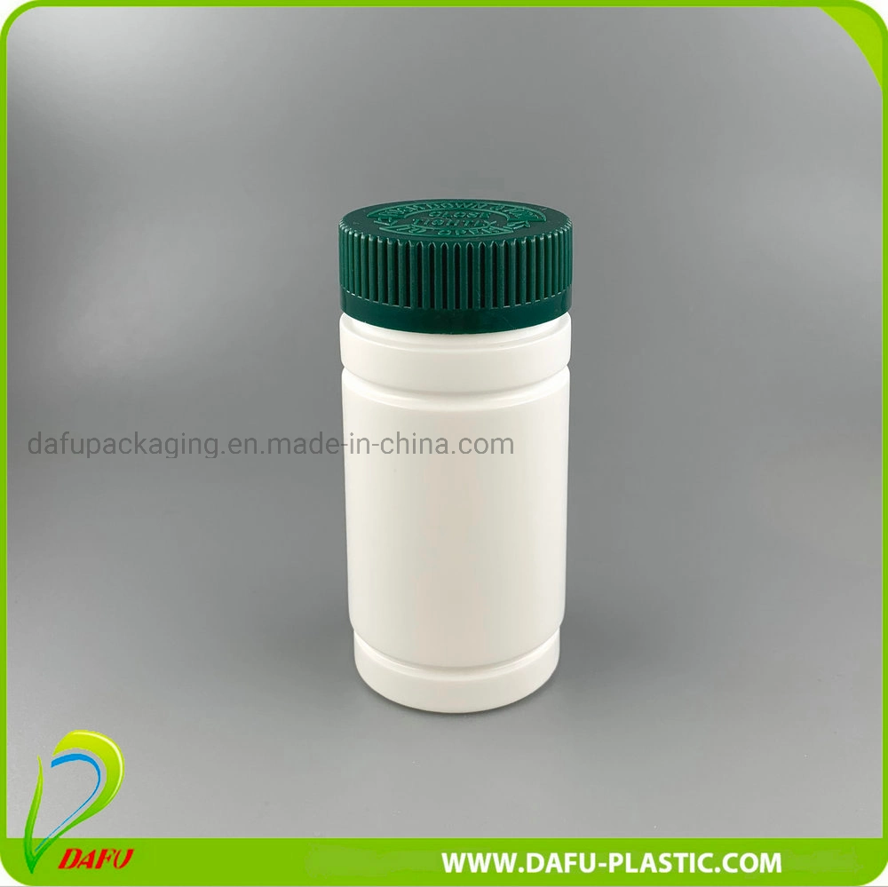 100ml HDPE PE Medicine Plastic Capsule Bottle with Child Proof Cap