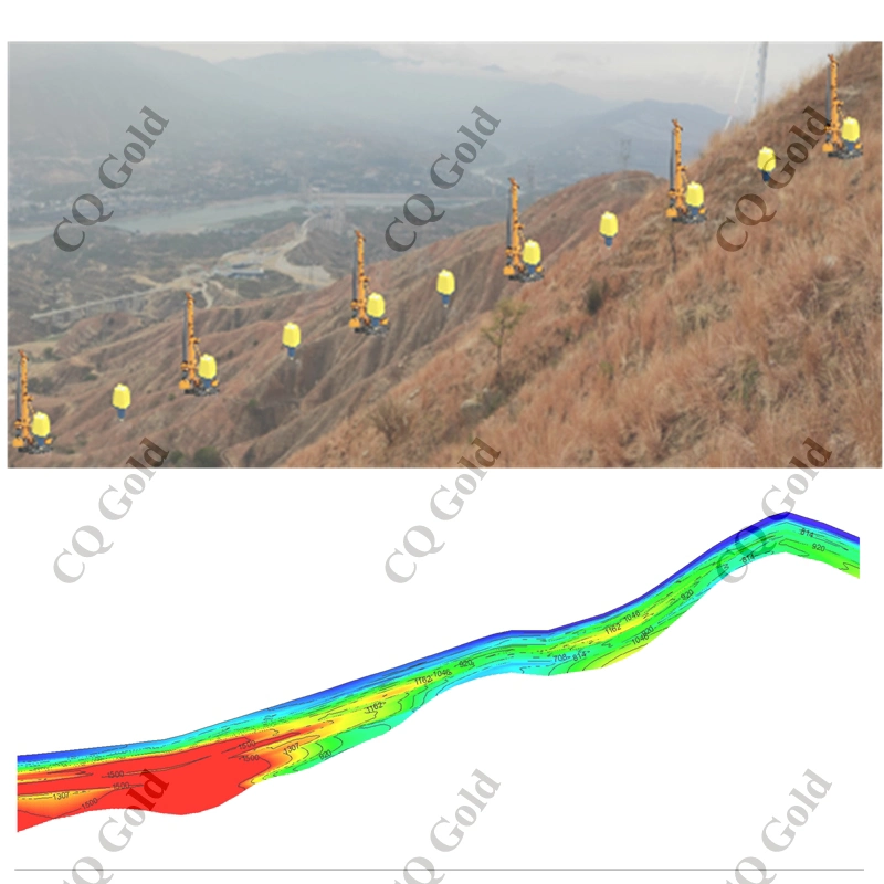 Nodal Seismometer Node Seismograph Cable Free Seismic Sensor GPS Seismic Station Wireless Seismic Instrument for Active and Passive Seismic Surveying